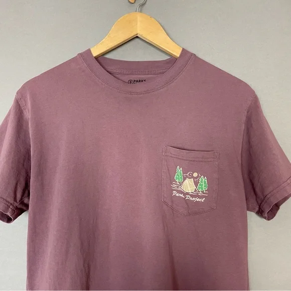 Parks Project T-Shirt National Parks Short Sleeve Size Small Unisex Purple Grape - Picture 5 of 12